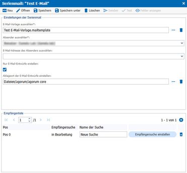 Serienmail mit dem Plugin agorum core fill template versenden