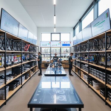 Intelligente Lagerverwaltung für Fahrradteile